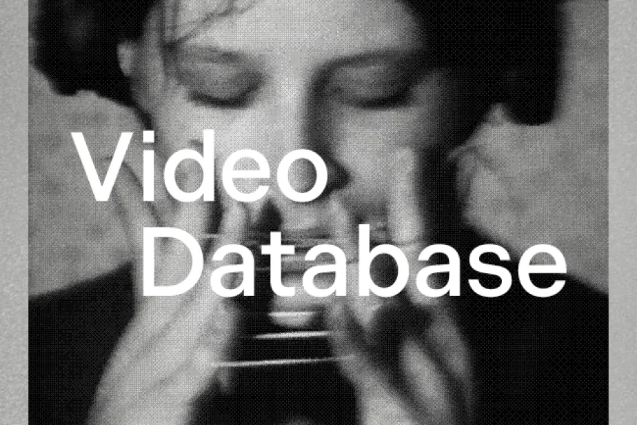 image extraite de la vidéo de "Basic Music" (1974) de Muriel Olesen, Collection FMAC