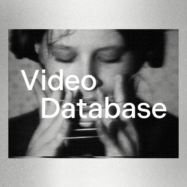 image extraite de la vidéo de "Basic Music" (1974) de Muriel Olesen, Collection FMAC